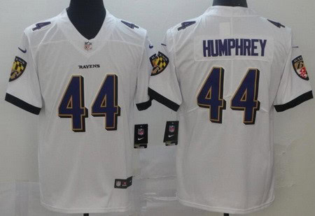 Baltimore Ravens #44 Marlon Humphrey Limited White Vapor Untouchable Jersey