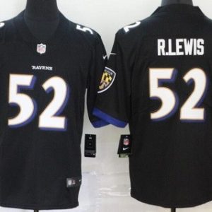 Baltimore Ravens #52 Ray Lewis Limited Black Vapor Untouchable Jersey
