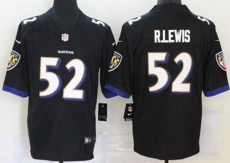 Baltimore Ravens #52 Ray Lewis Limited Black Vapor Untouchable Jersey