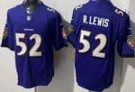 Baltimore Ravens #52 Ray Lewis Limited Purple FUSE Vapor Jersey
