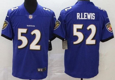 Baltimore Ravens #52 Ray Lewis Limited Purple Vapor Untouchable Jersey
