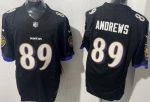 Baltimore Ravens #89 Mark Andrews Limited Black FUSE Vapor Jersey