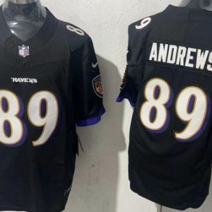 Baltimore Ravens #89 Mark Andrews Limited Black FUSE Vapor Jersey