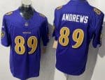 Baltimore Ravens #89 Mark Andrews Limited Purple Alternate FUSE Vapor Jersey