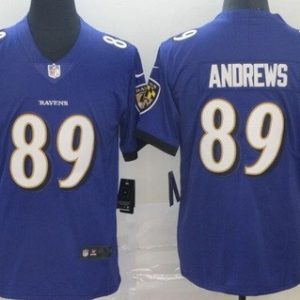 Baltimore Ravens #89 Mark Andrews Limited Purple Vapor Untouchable Jersey