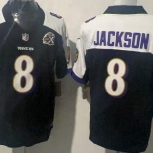 Baltimore Ravens #8 Lamar Jackson Limited Black Thanksgiving Fashion Vapor Jersey