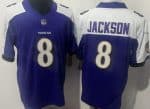 Baltimore Ravens #8 Lamar Jackson Limited Purple Thanksgiving FUSE Vapor Jersey