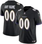 Baltimore Ravens Customized Limited Black FUSE Vapor Jersey