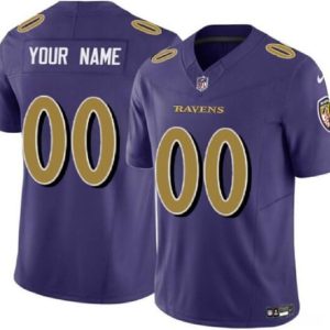 Baltimore Ravens Customized Limited Purple Alternate FUSE Vapor Jersey