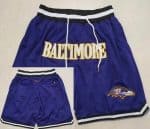 Baltimore Ravens Purple Just Don Shorts
