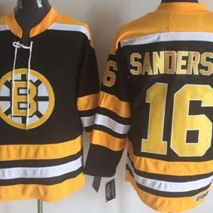 Boston Bruins #16 Derek Sanderson Black Throwback Jersey