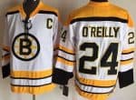 Boston Bruins #24 Terry OReilly White Throwback Jersey