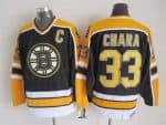 Boston Bruins #33 Zdeno Chara Black Retro Jersey