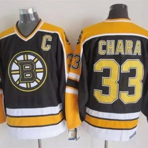 Boston Bruins #33 Zdeno Chara Black Retro Jersey