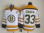 Boston Bruins #33 Zdeno Chara White Throwback Jersey