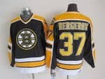 Boston Bruins #37 Patrice Bergeron Black Retro Jersey