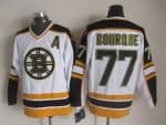 Boston Bruins #77 Ray Bourque White Retro Jersey