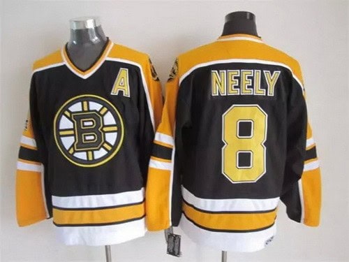 Boston Bruins #8 Cam Neely Black Retro Jersey