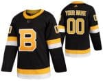 Boston Bruins Customized Black Alternate Authentic Jersey