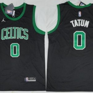 Boston Celtics #0 Jayson Tatum Black 2023 Statement Icon Swingman Jersey