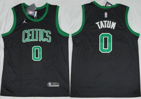 Boston Celtics #0 Jayson Tatum Black 2023 Statement Icon Swingman Jersey