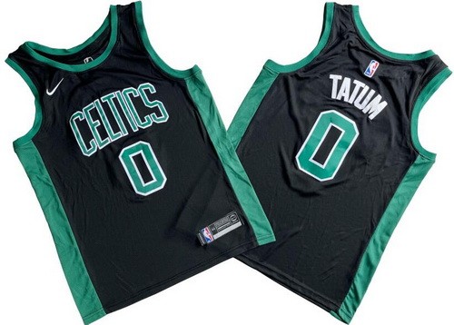 Boston Celtics #0 Jayson Tatum Black Icon Swingman Jersey