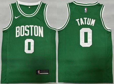 Boston Celtics #0 Jayson Tatum Green Icon Swingman Jersey