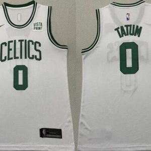 Boston Celtics #0 Jayson Tatum White Icon Sponsor Swingman Jersey