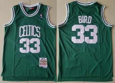 Boston Celtics #33 Larry Bird Green 1985 Hollywood Classic Swingman Jersey