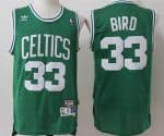 Boston Celtics #33 Larry Bird Green Hollywood Classic Swingman Jersey
