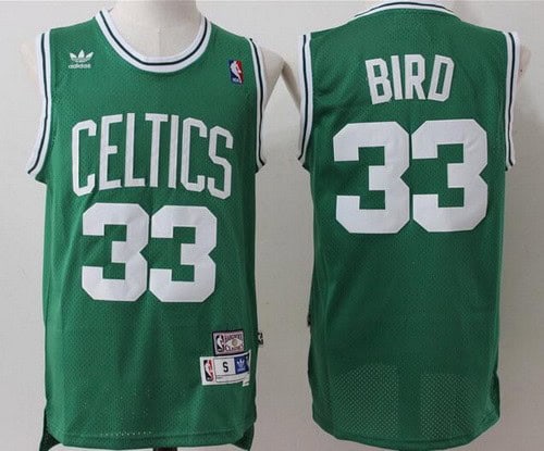 Boston Celtics #33 Larry Bird Green Hollywood Classic Swingman Jersey