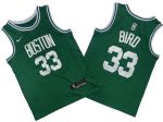 Boston Celtics #33 Larry Bird Green Icon Swingman Jersey