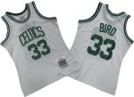 Boston Celtics #33 Larry Bird White 1985 Throwback Swingman Jersey