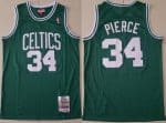 Boston Celtics #34 Paul Pierce Green 2007 Throwback Swingman Jersey