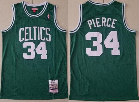 Boston Celtics #34 Paul Pierce Green 2007 Throwback Swingman Jersey