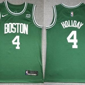 Boston Celtics #4 Jrue Holiday Green Icon Sponsor Swingman Jersey