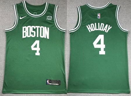 Boston Celtics #4 Jrue Holiday Green Icon Sponsor Swingman Jersey