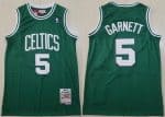 Boston Celtics #5 Kevin Garnett Green 2007 Throwback Swingman Jersey