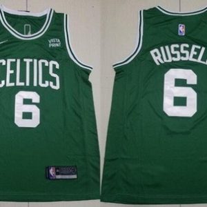 Boston Celtics #6 Bill Russell Green Icon Sponsor Swingman Jersey