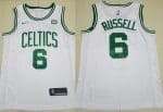 Boston Celtics #6 Bill Russell White Icon Sponsor Swingman Jersey