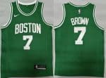 Boston Celtics #7 Jaylen Brown Green Icon Swingman Jersey