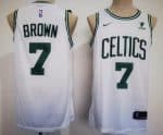 Boston Celtics #7 Jaylen Brown White Icon Sponsor Swingman Jersey