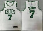 Boston Celtics #7 Jaylen Brown White Icon Swingman Jersey