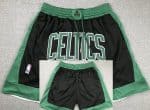 Boston Celtics Black 2023 Just Don Shorts