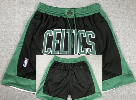 Boston Celtics Black 2023 Just Don Shorts