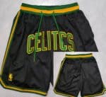 Boston Celtics Black Gold Just Don Shorts