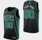 Boston Celtics Customized Black Statement Icon Swingman Jersey
