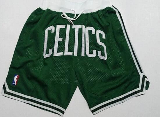 Boston Celtics Green Just Don Swingman Shorts