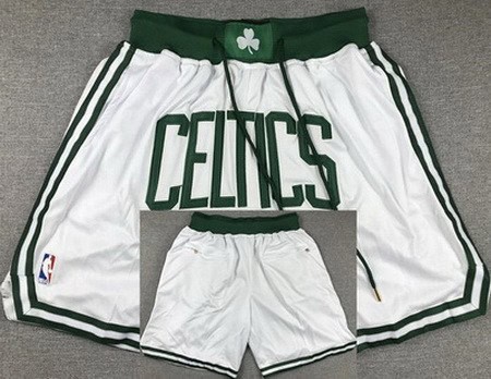 Boston Celtics White 2023 Just Don Shorts