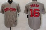 Boston Red Sox #11 Jarren Duran Gray Player Name Cool Base Jersey